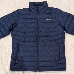 Columbia Dark Blue Puffer Coat